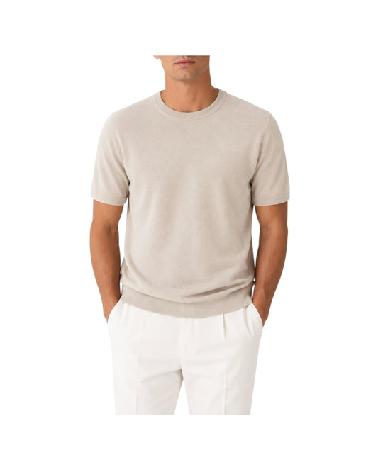 Maglia in cotone Crepe Tortora 241112 TORTORA RE.VI.VAL 
