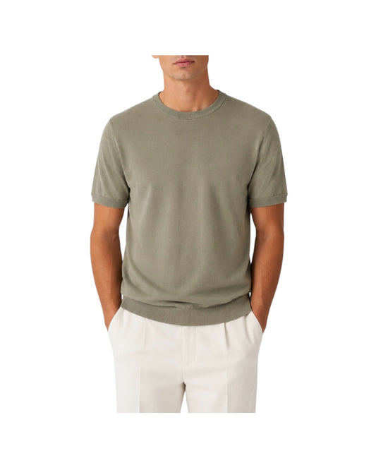 Maglia in cotone Crepe Verde militare 241112 VERDE MILITARE RE.VI.VAL 