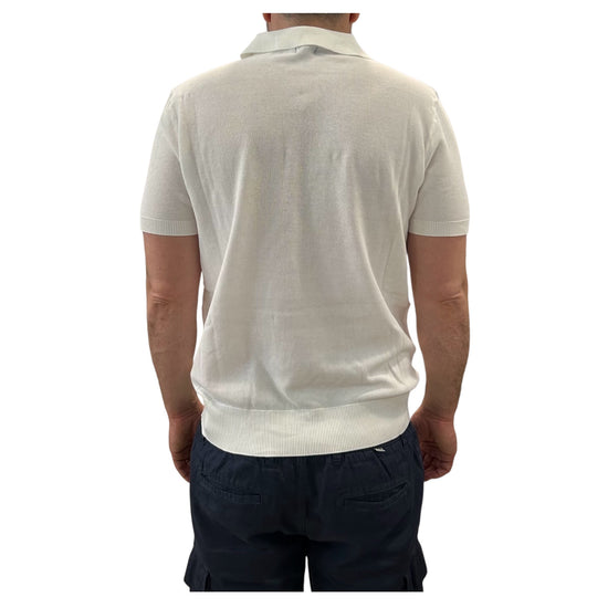 Polo in cotone a nido d'ape White 260010 WHITE RE.VI.VAL 