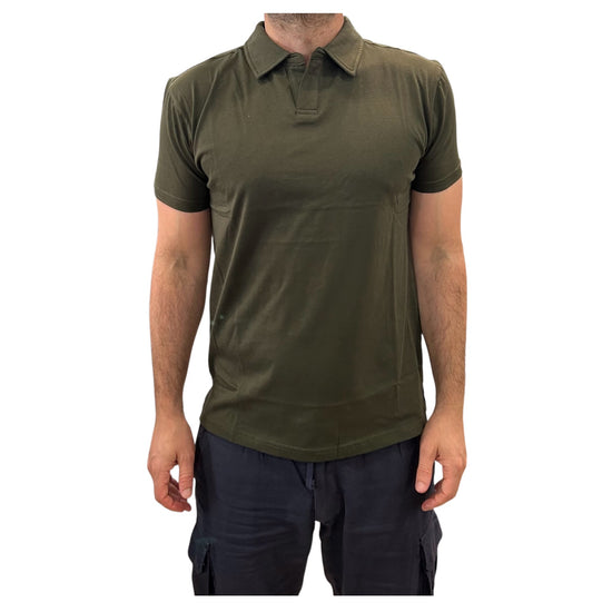 Polo in cotone Green WA0051 GREEN RE.VI.VAL 
