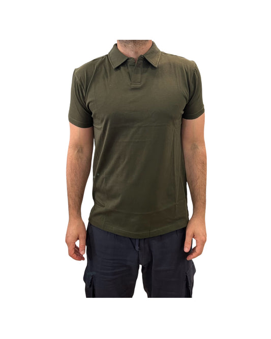 Polo in cotone Green WA0051 GREEN RE.VI.VAL 