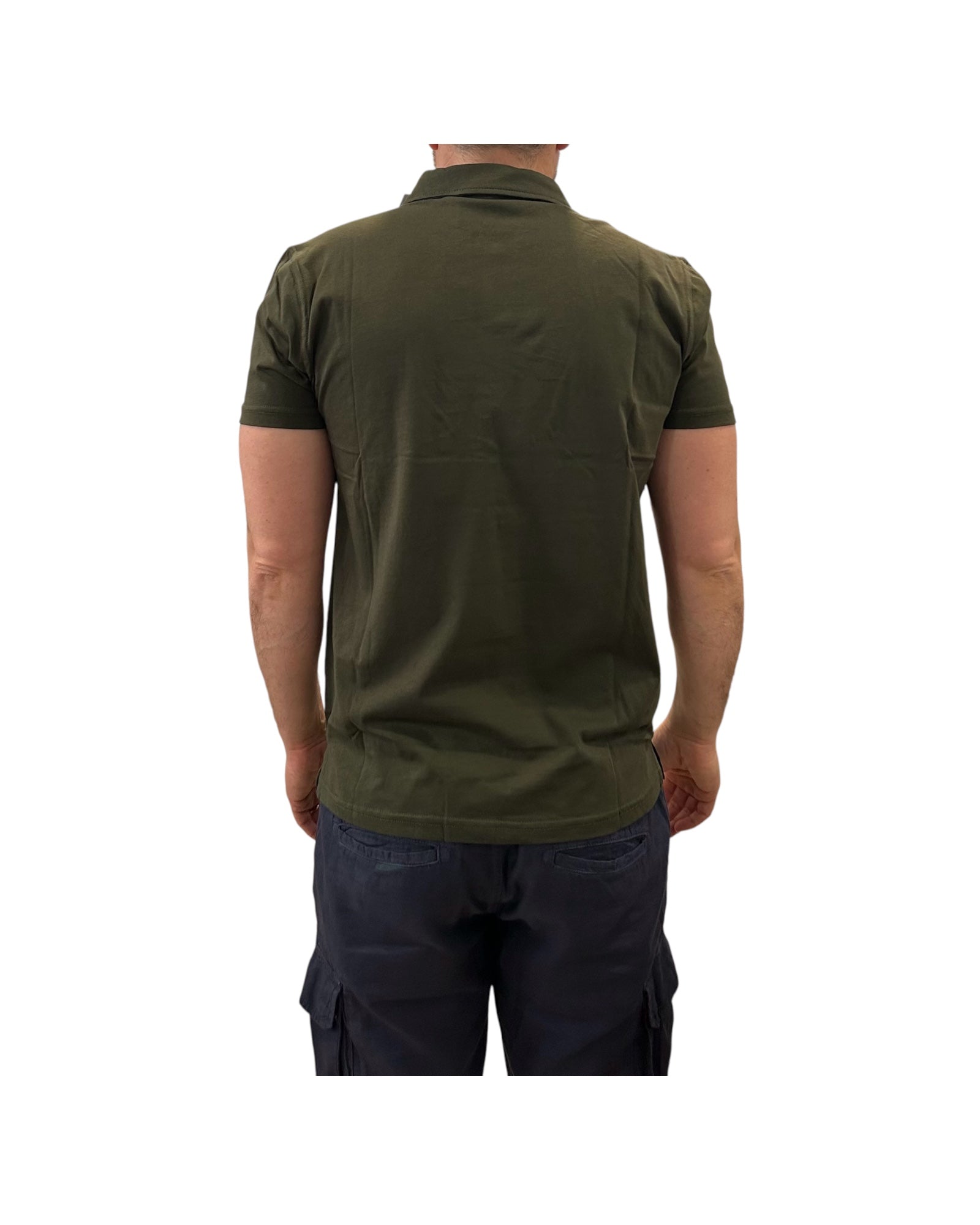 Polo in cotone Green WA0051 GREEN RE.VI.VAL 