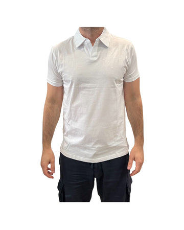 Polo in cotone White WA0051 WHITE RE.VI.VAL 