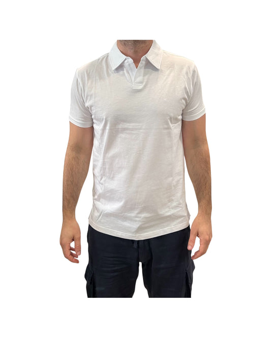Polo in cotone White WA0051 WHITE RE.VI.VAL 