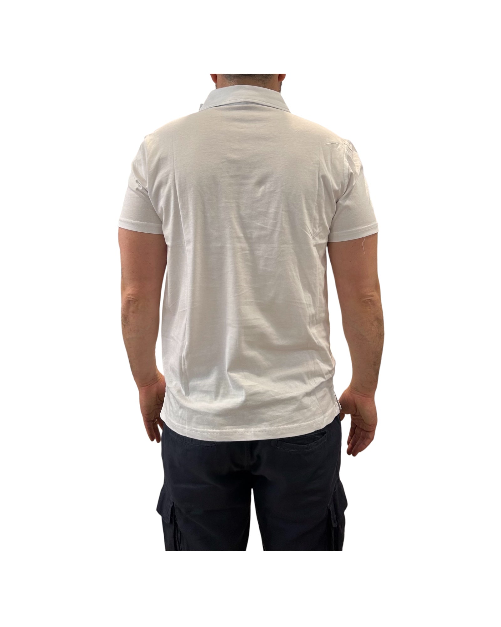 Polo in cotone White WA0051 WHITE RE.VI.VAL 