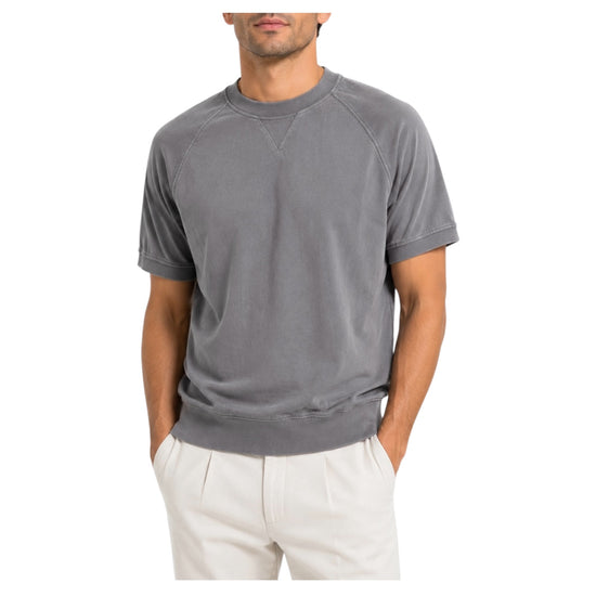 T-Shirt taglio felpa Grey WA0073 GREY RE.VI.VAL 