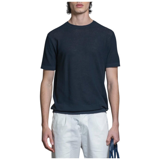 Maglia in cotone leggero Dark Navy JARED CTNC01 IMPURE 