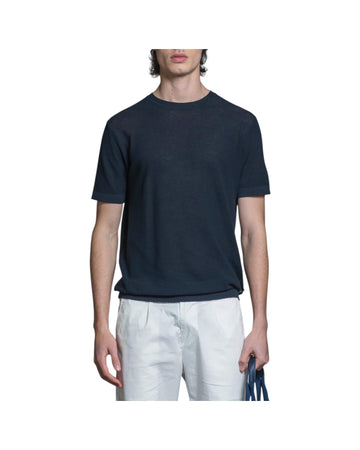 Maglia in cotone leggero Dark Navy JARED CTNC01 IMPURE 