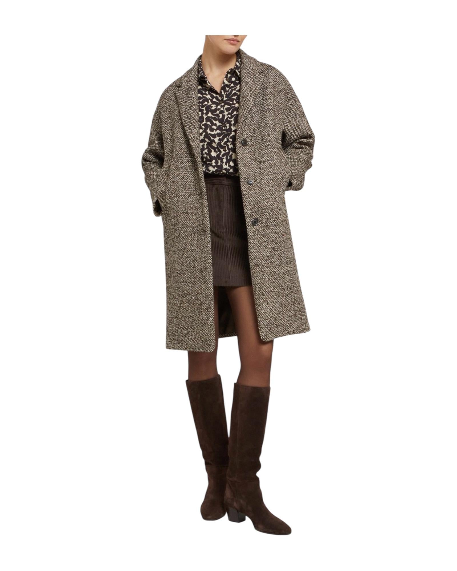 Cappotto midi Melange PCS DJ0063 UNICA OTTOD'AME 