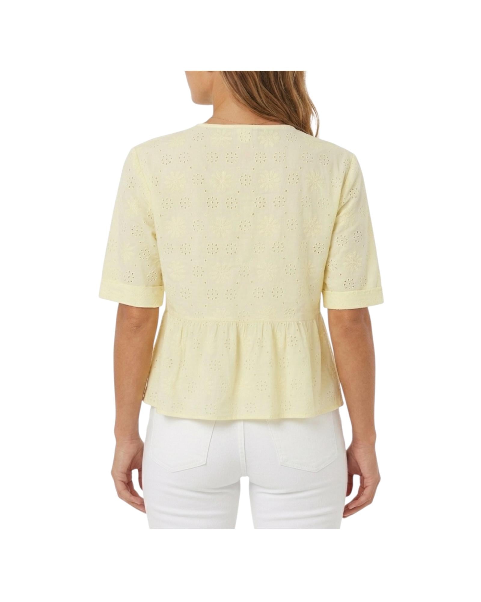 Camicia San Gallo Giallo AYO0001 00480L MC2 SAINT BARTH 