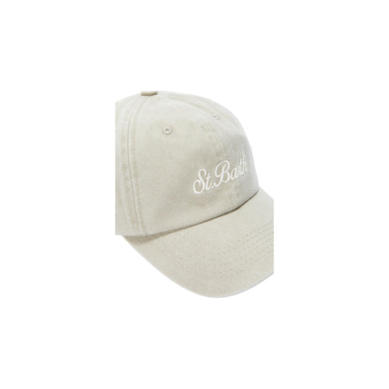Cappellino Davis con ricamo Saint Barth Beige DAS0004 07566L MC2 SAINT BARTH 