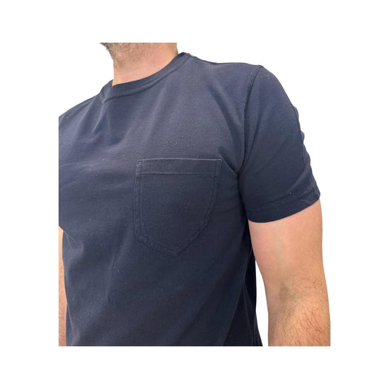 T-shirt Uomo Orchard Piquet navy. 1003 NAVY BL'KER 