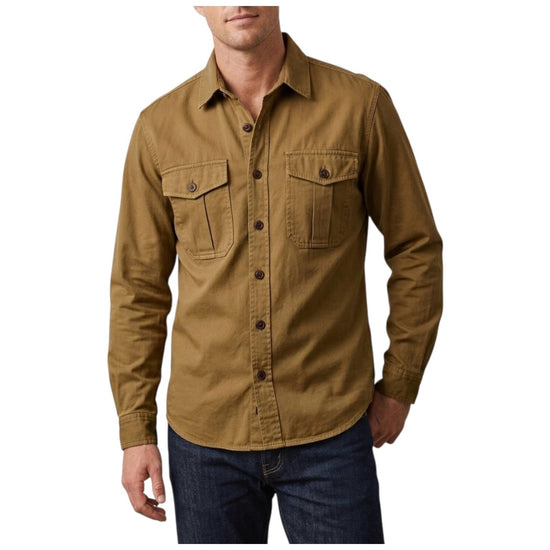 Gabardine Guide Shirt Tobacco GABARDINE GUIDE SHIRT ALASKA TOBACCO CHESAPEAKE'S 