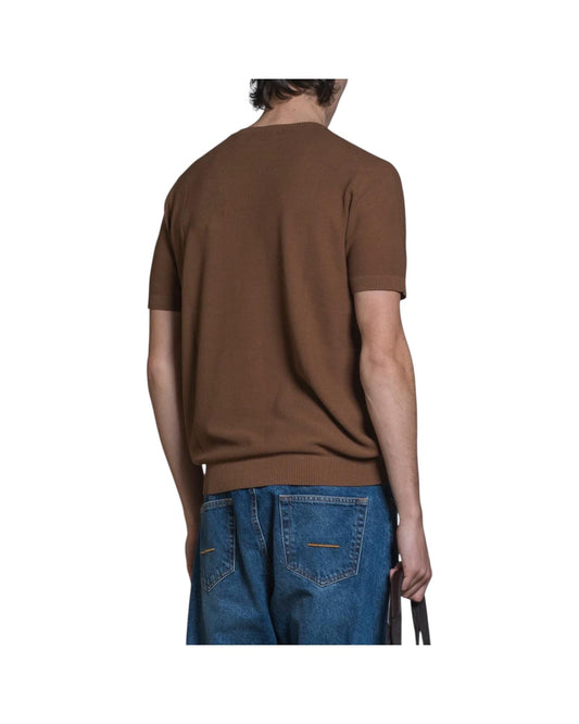 Maglia in cotone leggero Chocolate JARED CTN157 IMPURE 