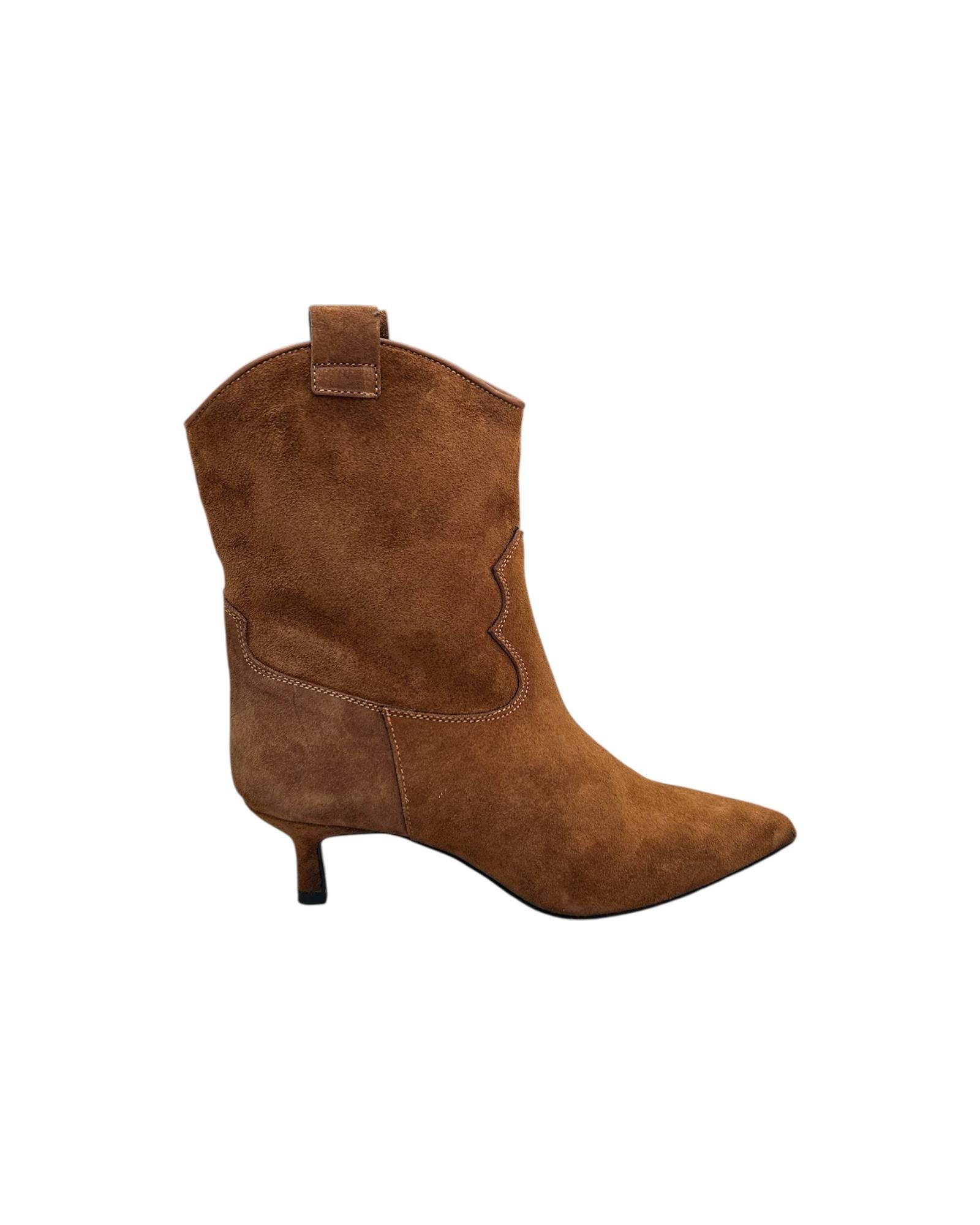 Stivaletto in pelle scamosciata Marrone 475 CAMOSCIO CUBA Dreamer