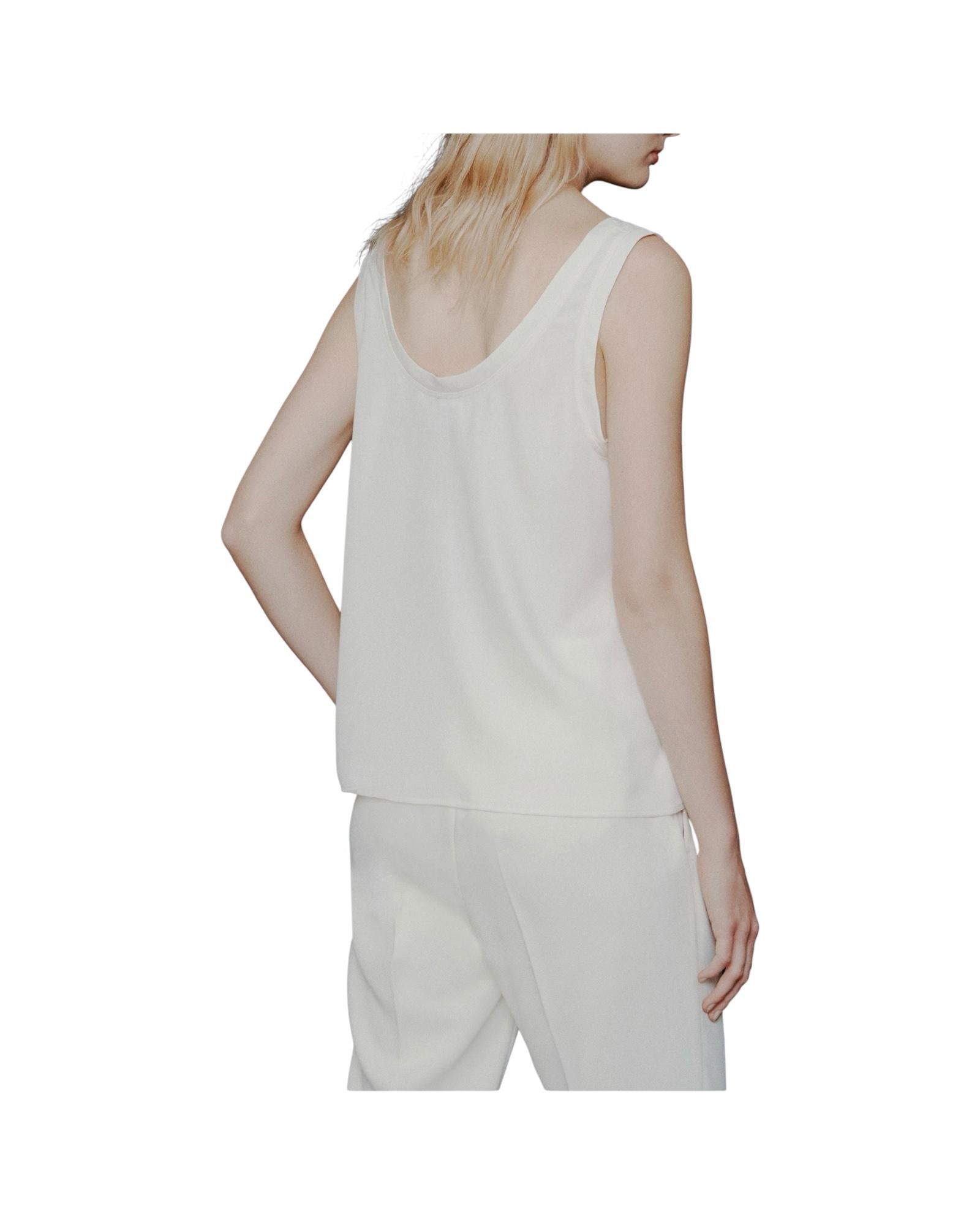 Canotta in Satin light Burro ALACRE 001 MARELLA 