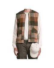 Gilet Terry Military check