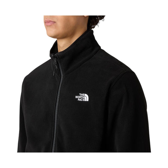 Pile Glacier con cerniera integrale uomo Black NF0A8D0R BLACK THE NORTH FACE 