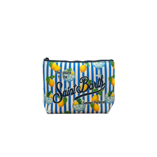 Pochette Aline gin tonic lemon stripes ALIN001 07697L MC2 SAINT BARTH 