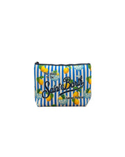 Pochette Aline gin tonic lemon stripes