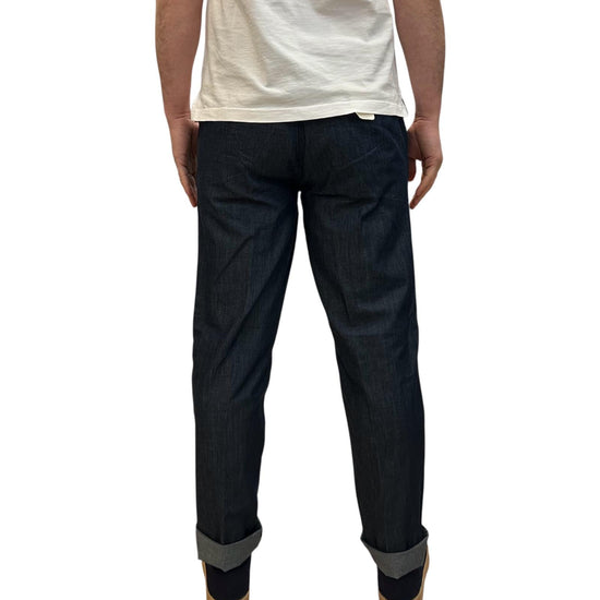 Pantalone in cotone Chambray Dark blue MILES CMBC99 IMPURE 