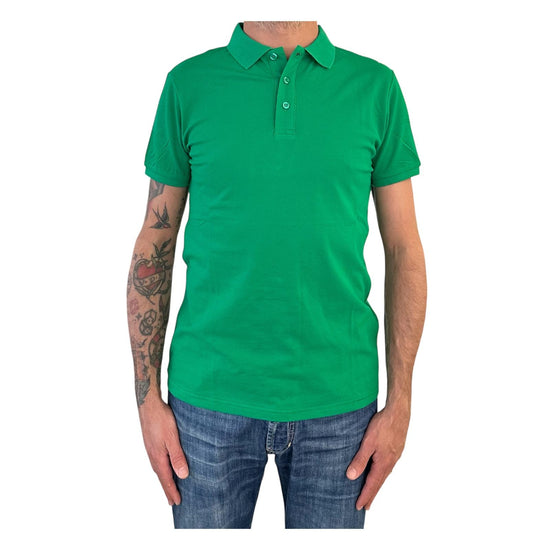 Polo in cotone Verde POLO COTONE VERDE RE.VI.VAL 
