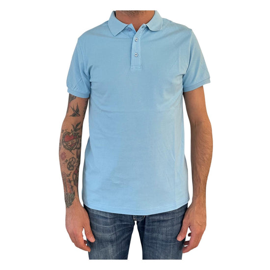 Polo in cotone Celeste POLO COTONE CELESTE RE.VI.VAL 