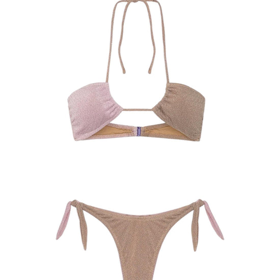Bikini Donna F**K Fascia con Slip Americano Regolabile Gold 0931GD GOLD F**K 