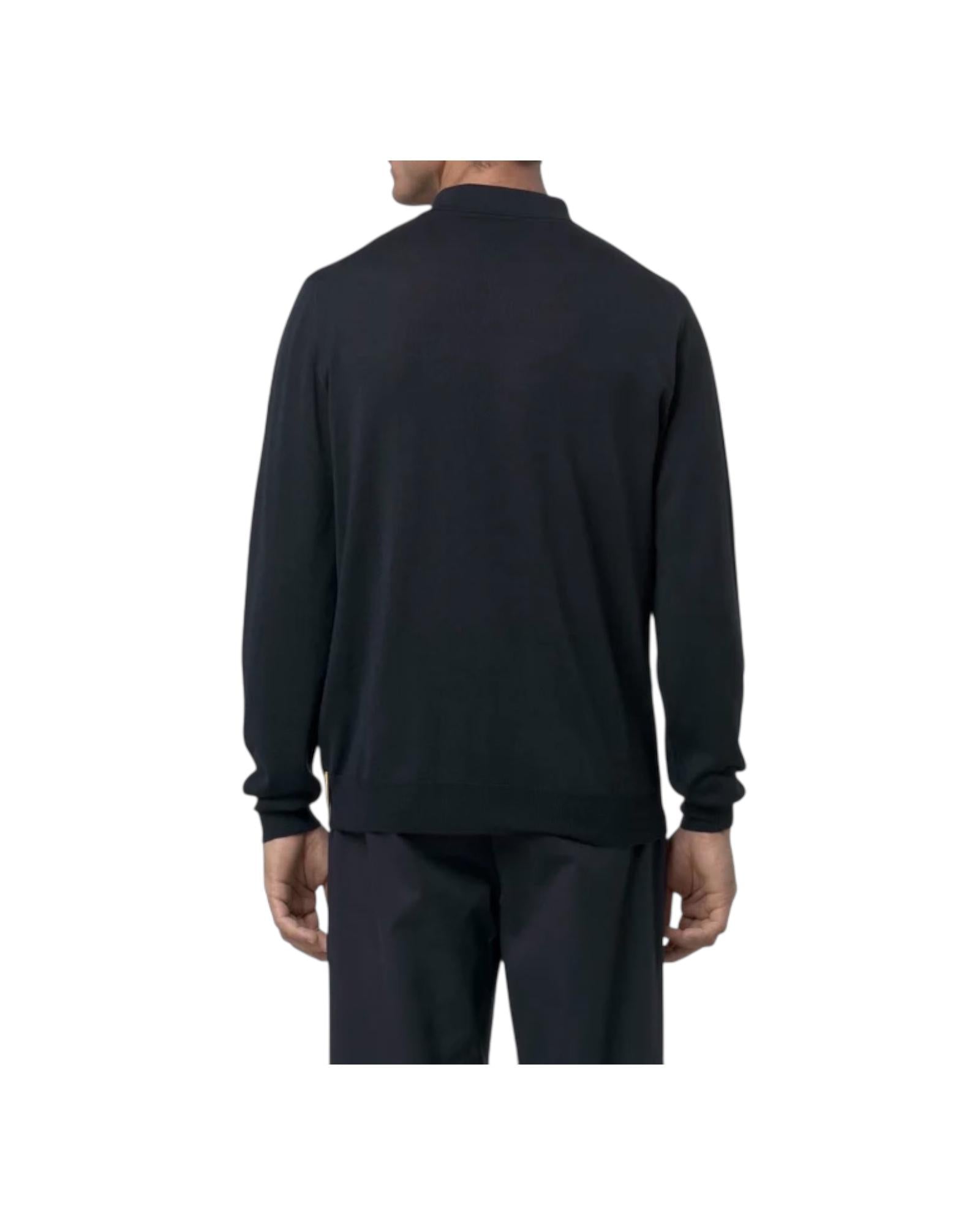 Maglione in lana merino con colletto polo Blue depth K2131UW K89 K-way 