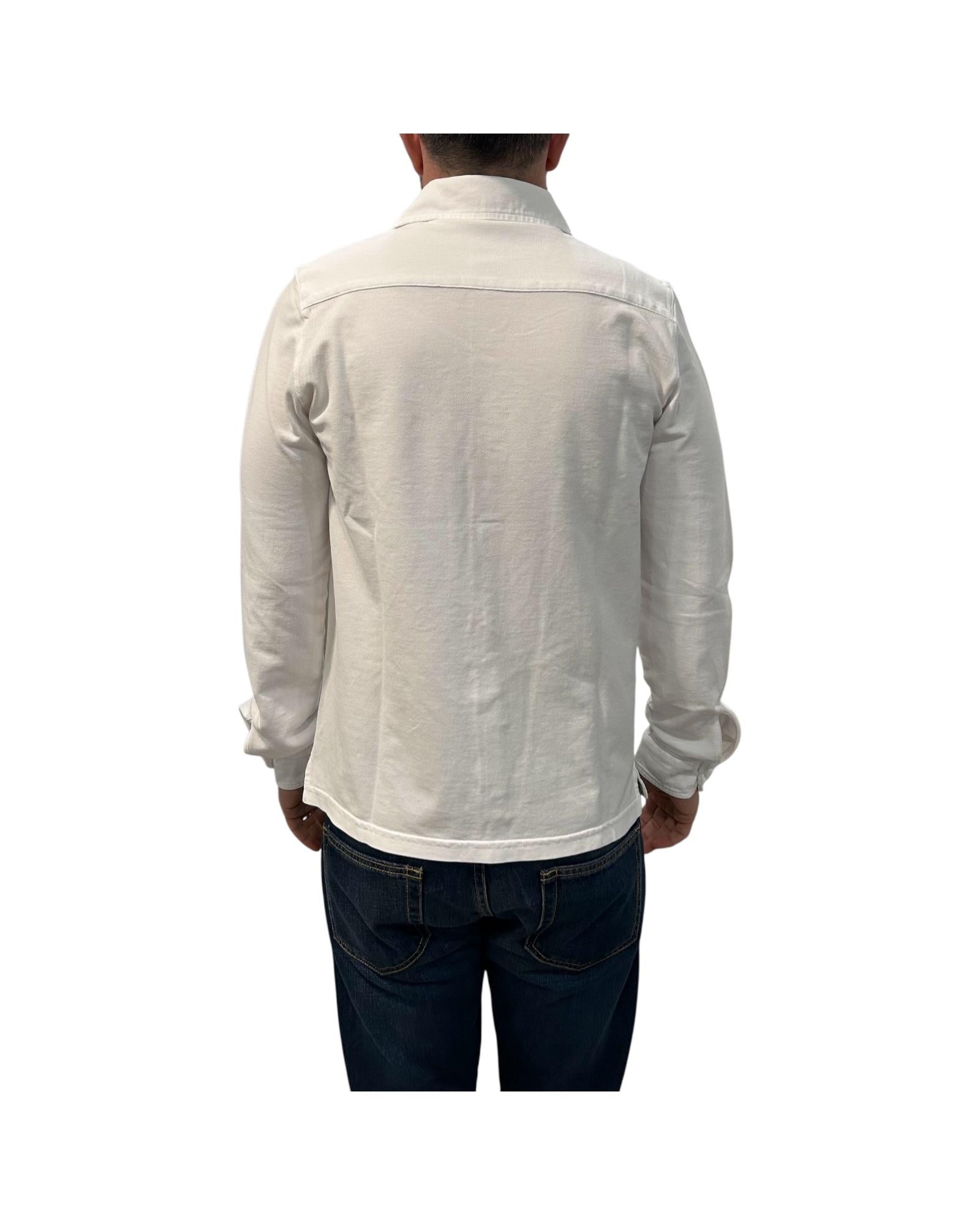 Camicia Uomo Portland Piquet White 6502 WHITE BL'KER 