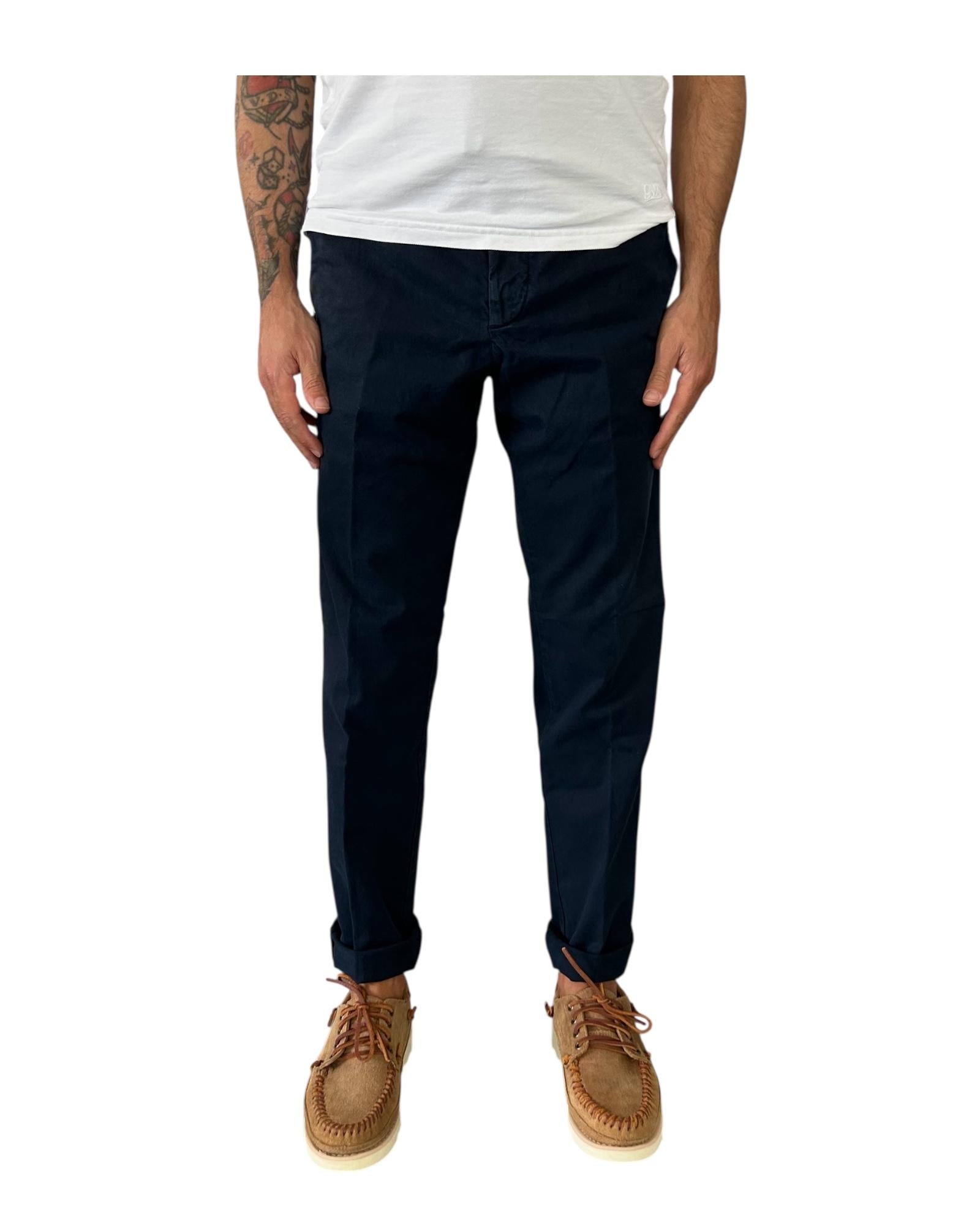 Pantalaccio in cotone Blu 25WSU66273 037 WHITESAND