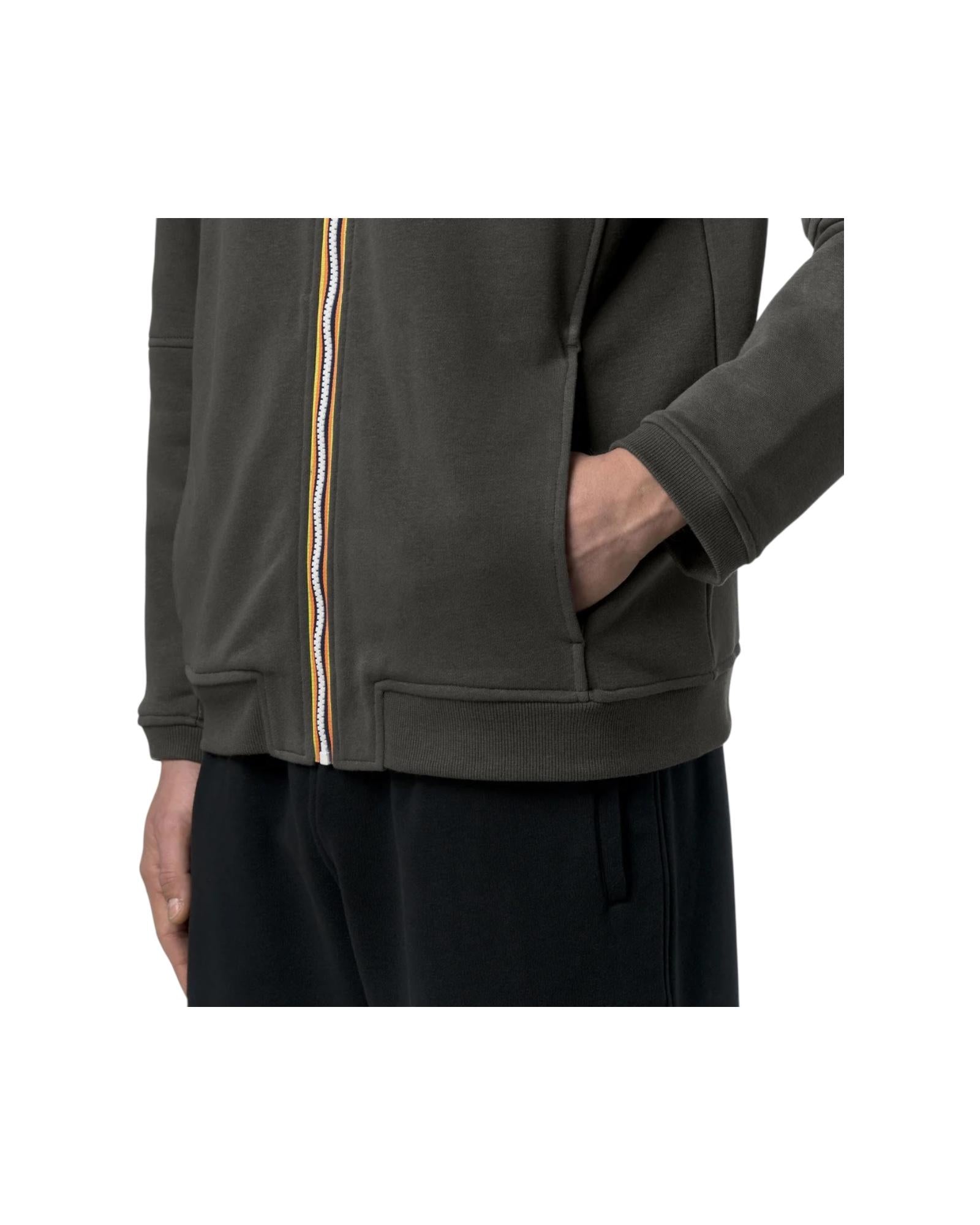 Felpa a collo alto Green blackish K1126IW WMR K-WAY 