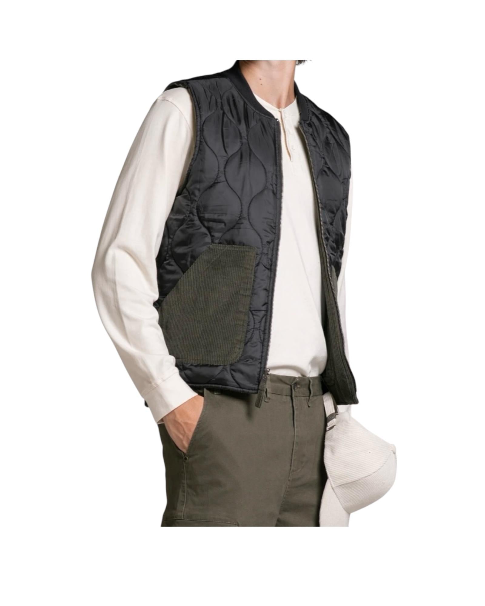 Gilet Martin reverse in corduroy Green MARTIN V05C06 IMPURE 