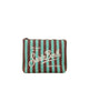 Pochette Aline in spugna con motivo a righe