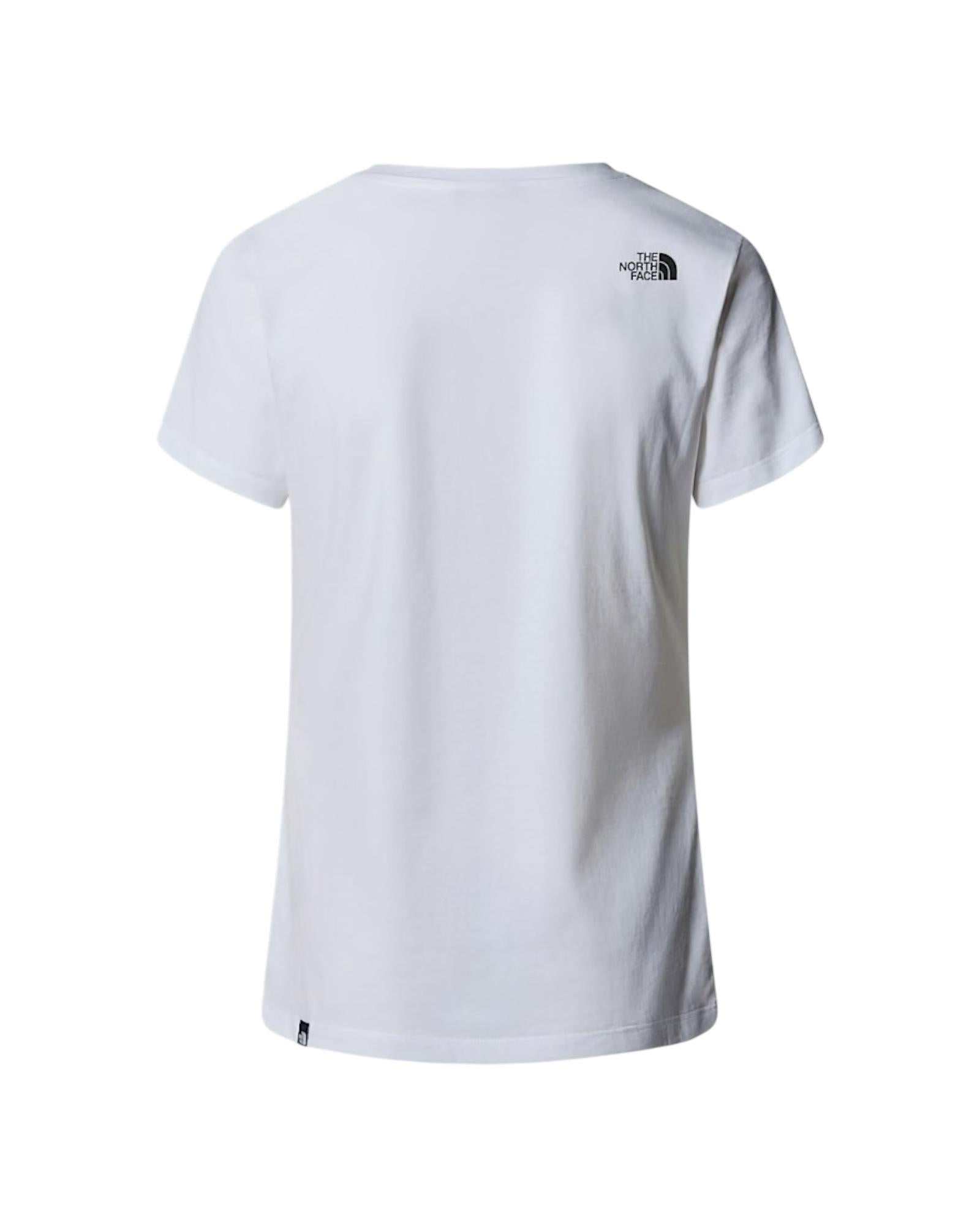 T-shirt Simple Dome White Donna NF0A87NH WHITE THE NORTH FACE 