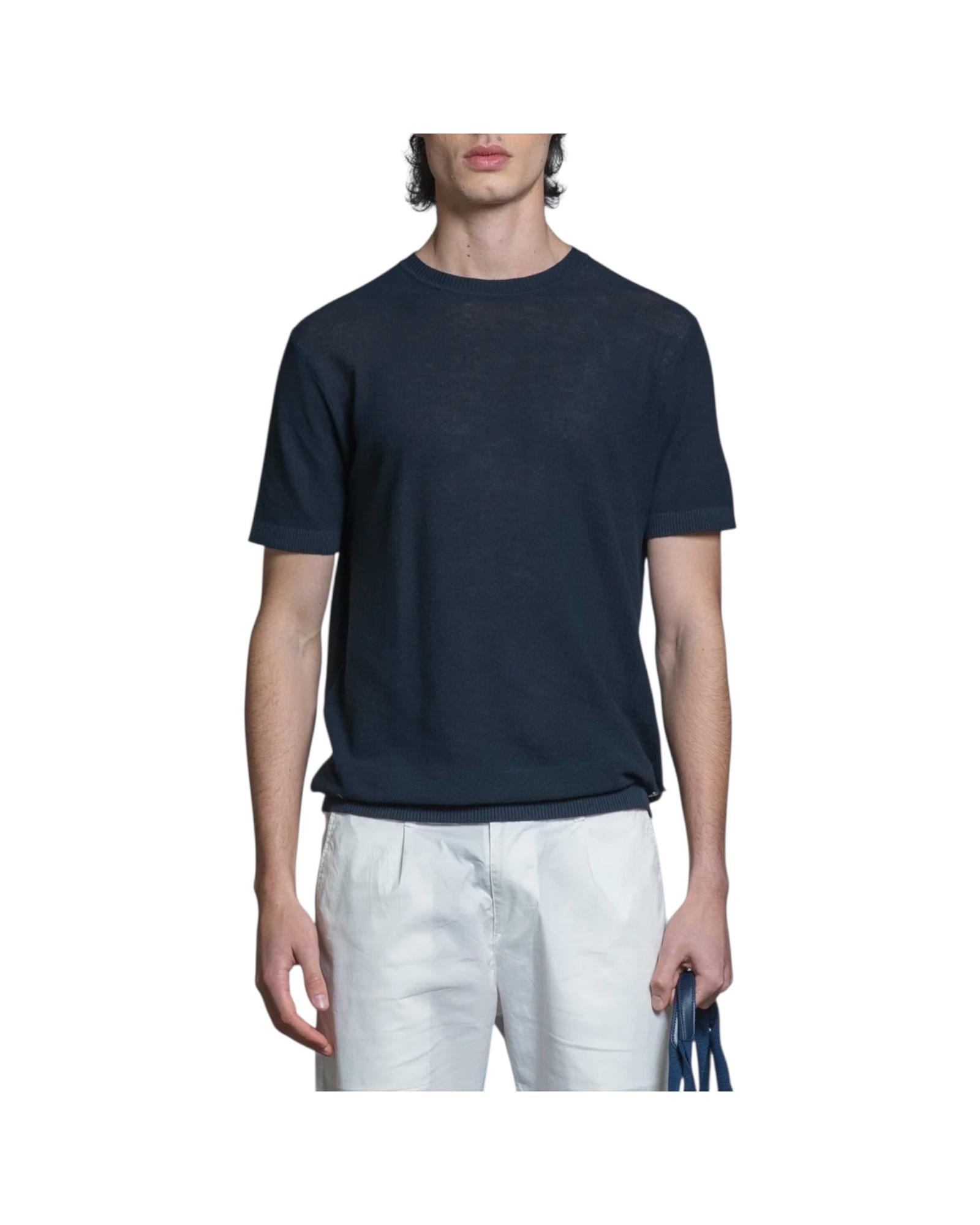 Maglia in cotone leggero Dark Navy JARED CTNC01 IMPURE