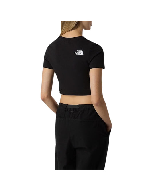 T-shirt corta in vita Black SS TEE T-SHIRT BLACK THE NORTH FACE 