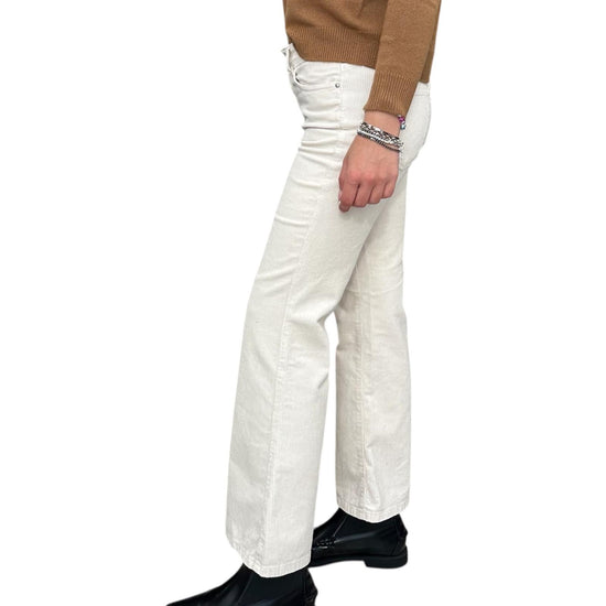 Pantalone Bellona in velluto Ecru BELLONA 5 ECRU God save denim 