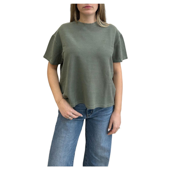 Maglia Over traforata Militare JACLYN MILITARE CHS 