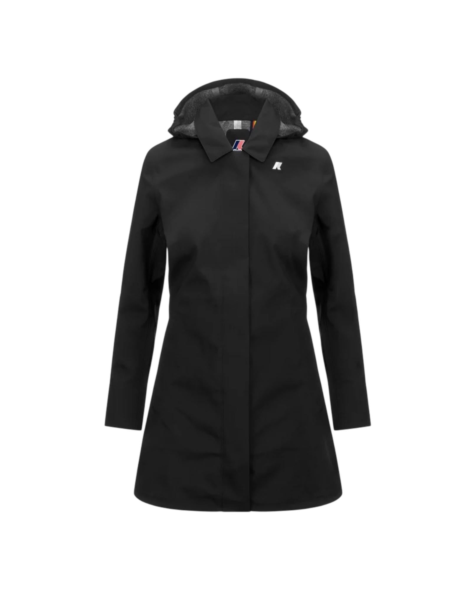 Giacca media Mathy bonded Jersey, black pure. K7127JW USY K-way 