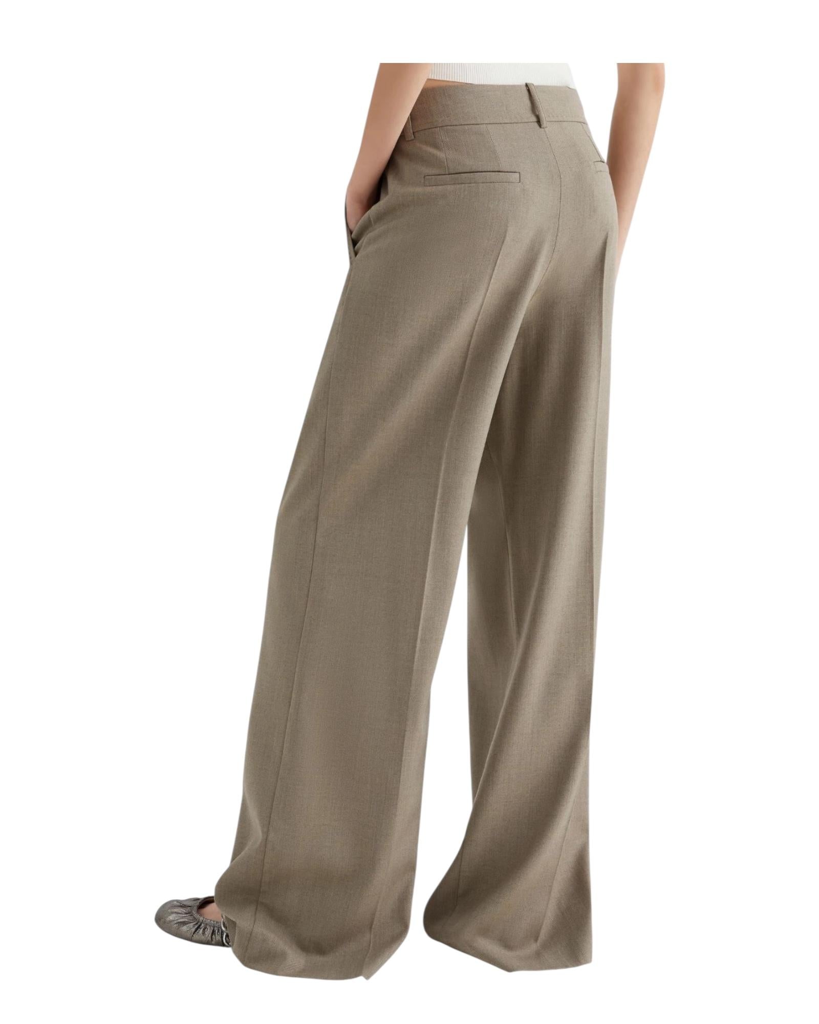 Pantalone ampio in saglia Kakhi FILO 001 MARELLA 