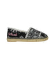 Espadrillas in canvas stampa bandana con ricamo