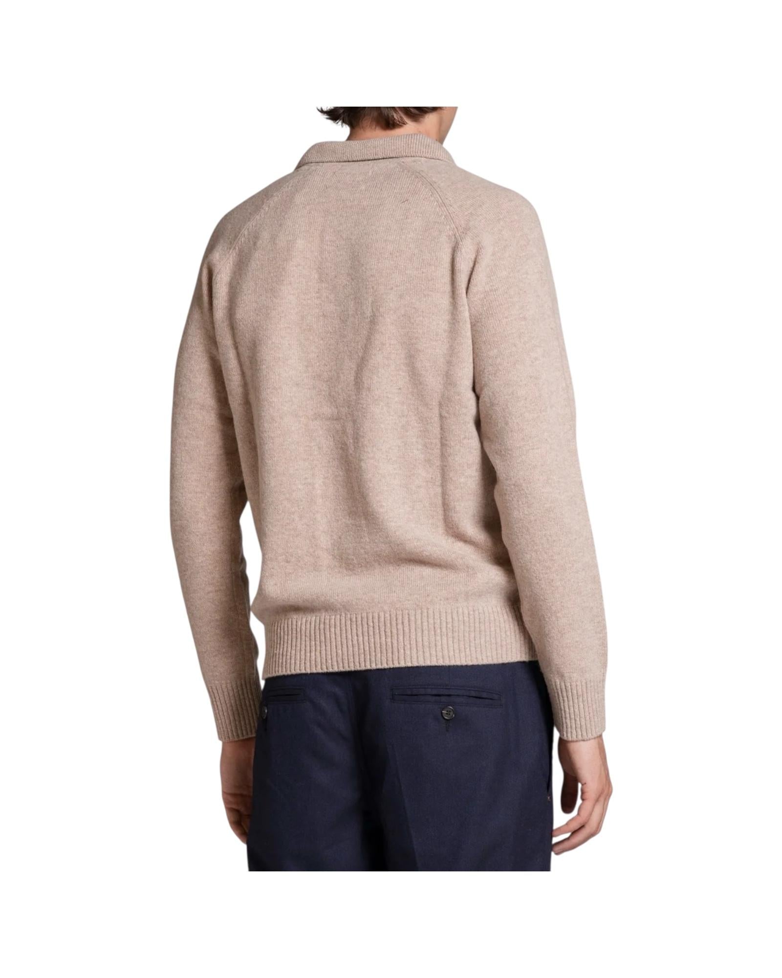 Polo in lana Light beige COLIN WN8C092 IMPURE 