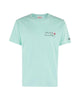 T-shirt di cotone con ricamo Sabato divino Domenica divano