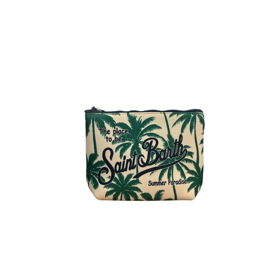 Pochette Aline Palms all over Verde ALIN001 03790L MC2 SAINT BARTH 