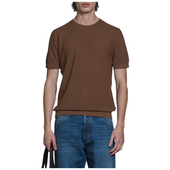 Maglia in cotone leggero Chocolate JARED CTN157 IMPURE 