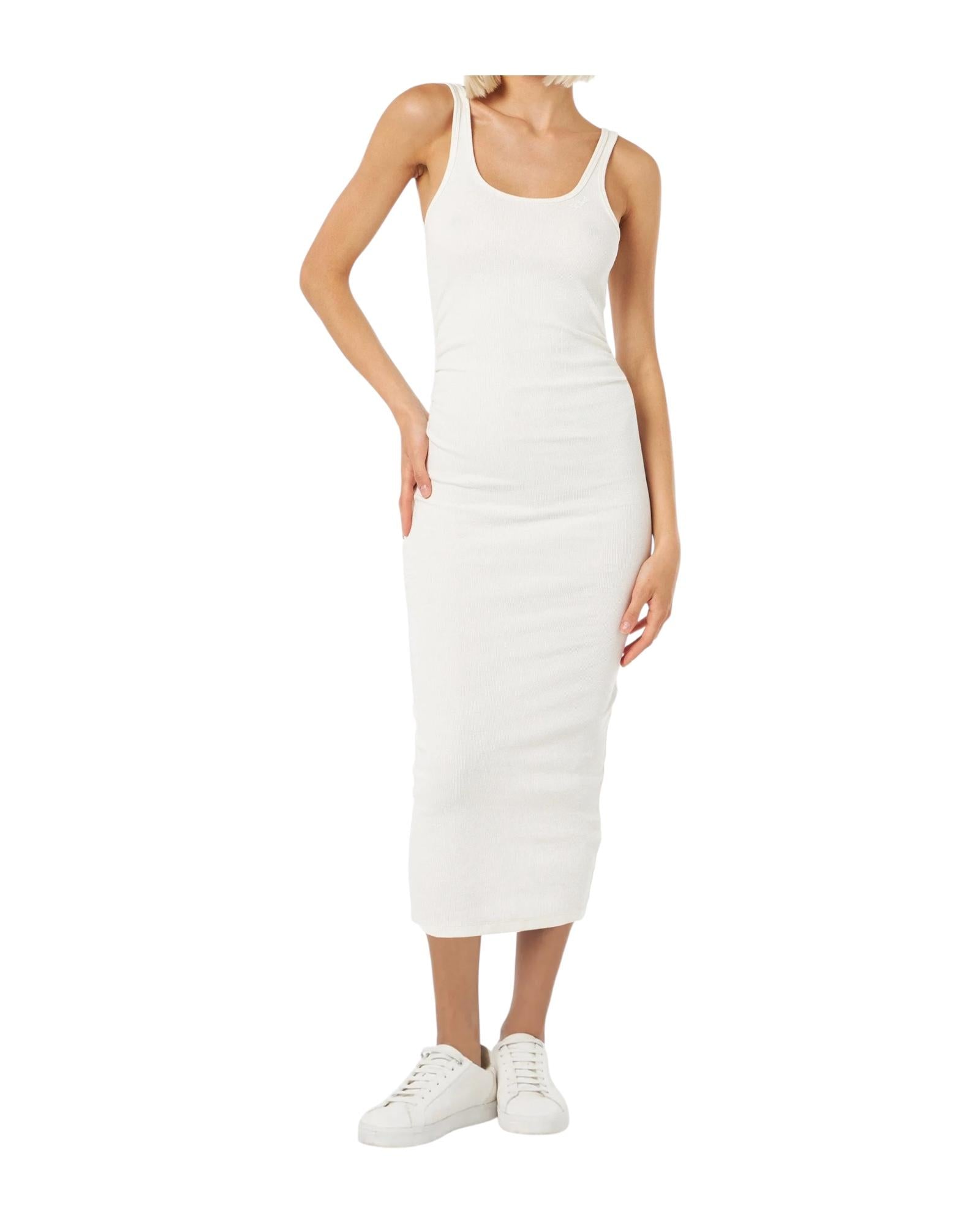 Abito da donna a canotta in jersey di cotone a coste<BR/><BR/> JNF0001 02340F MC2 SAINT BARTH
