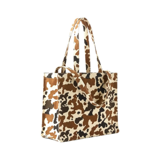 Borsa Essential in cotone Cow Skin EBAGN007 00274L MC2 SAINT BARTH 