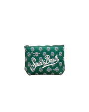 Pochette Aline stampa all over Verde