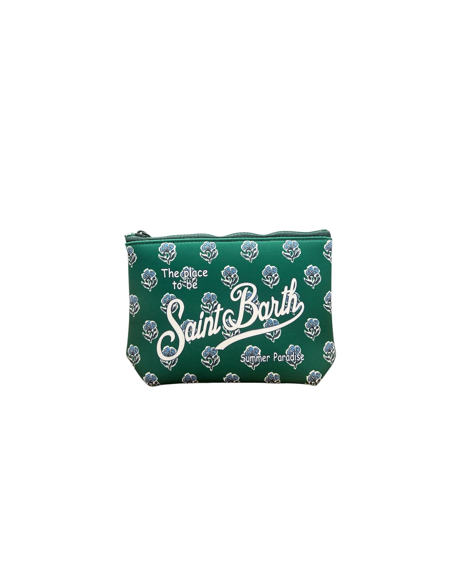 Pochette Aline stampa all over Verde ALIN001 00531L MC2 SAINT BARTH 